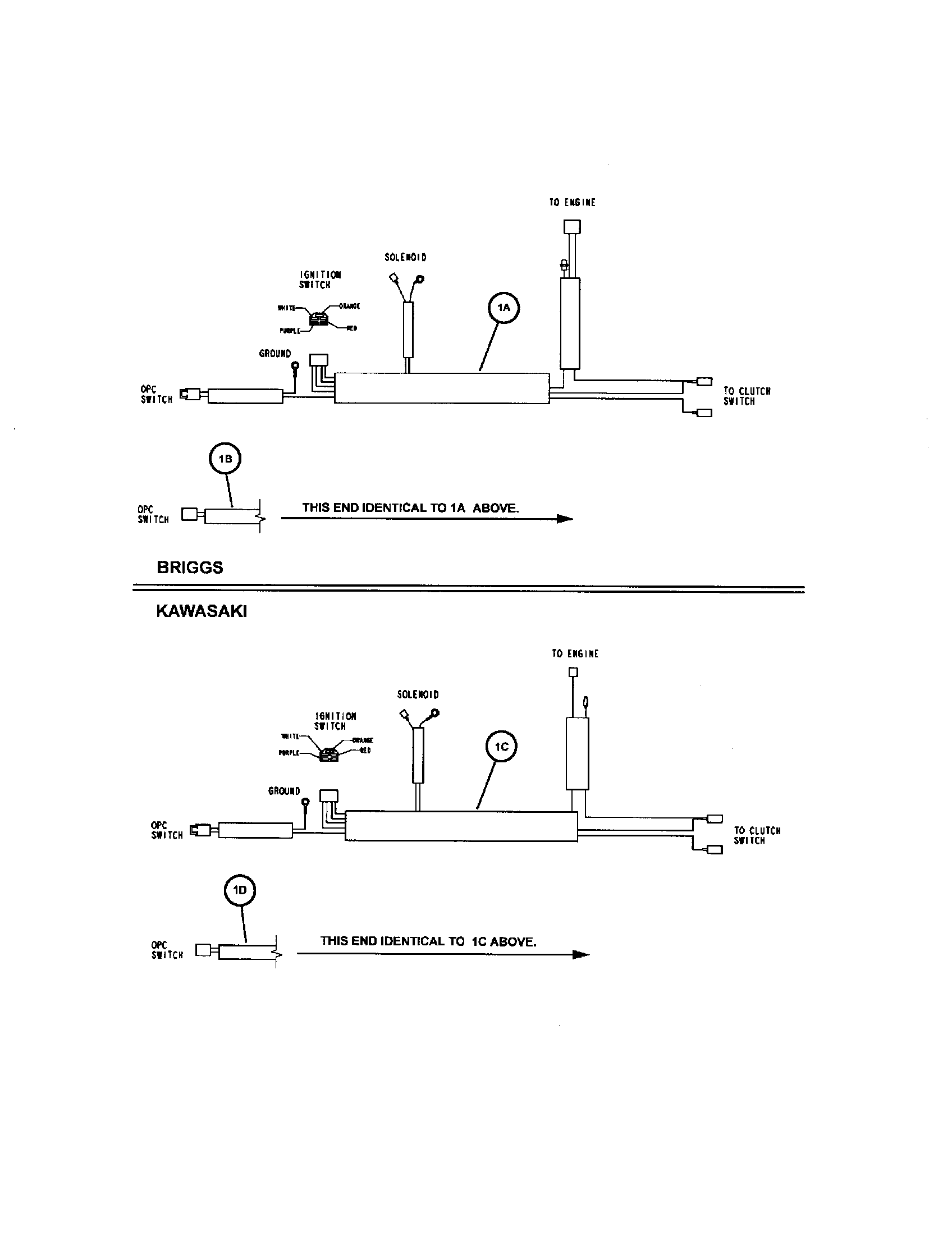 Snapper FB13250BS wiring harness diagram