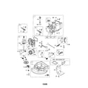 Briggs & Stratton 9T702-0111-B1 cylinder/crankshaft/sump diagram