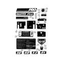Snapper SPA521-SERIES 3 decal diagram