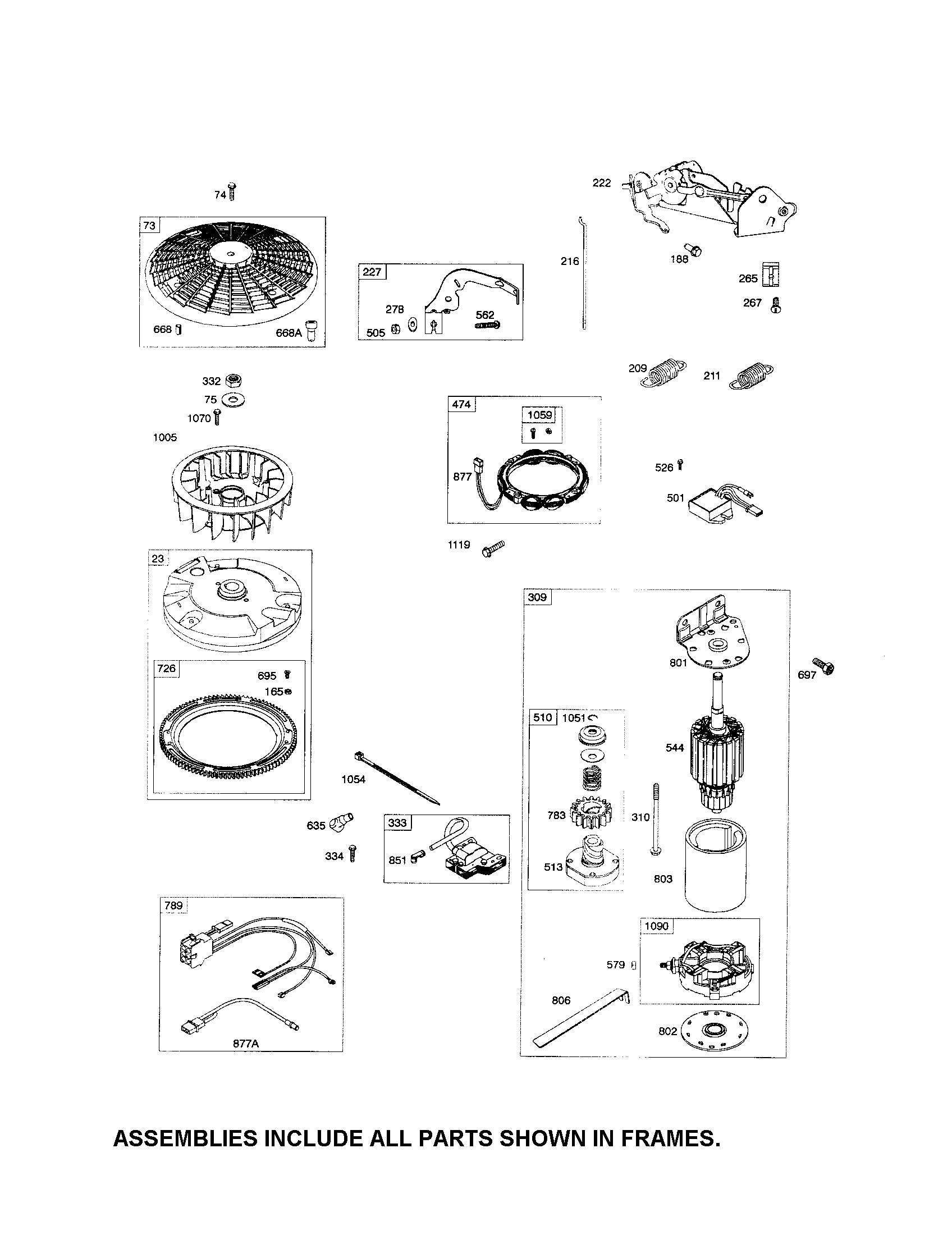 Craftsman 917289700 starter motor/alternator diagram