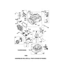 Briggs & Stratton 122L02-1081-F1 cylinder/crankshaft/sump diagram