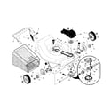 Craftsman 917376462 drive control/gear case/wheels diagram