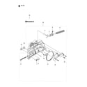 Husqvarna 235E chain brake diagram