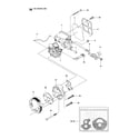 Husqvarna 235E carburetor/air filter diagram