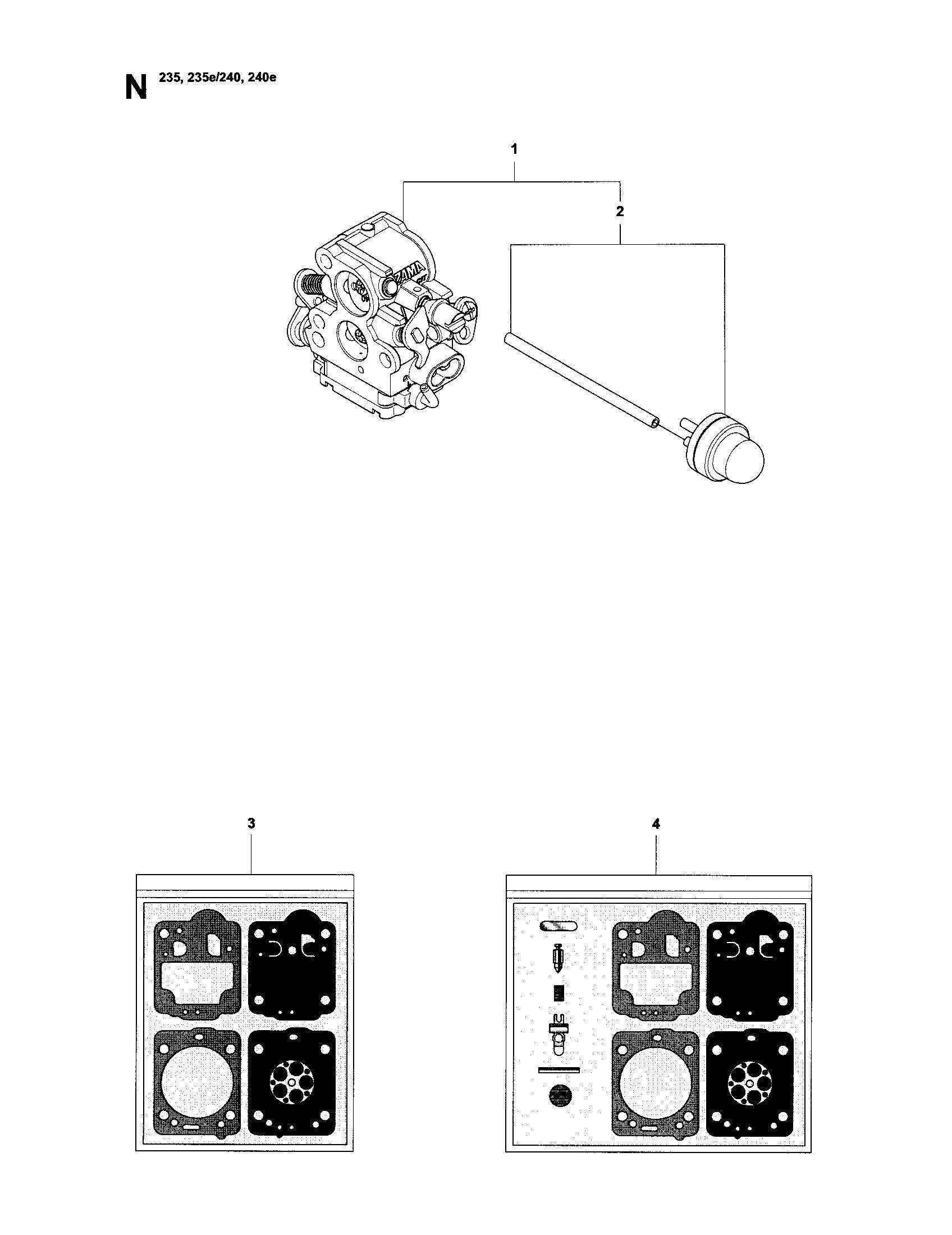 Husqvarna 952802268 carburetor diagram