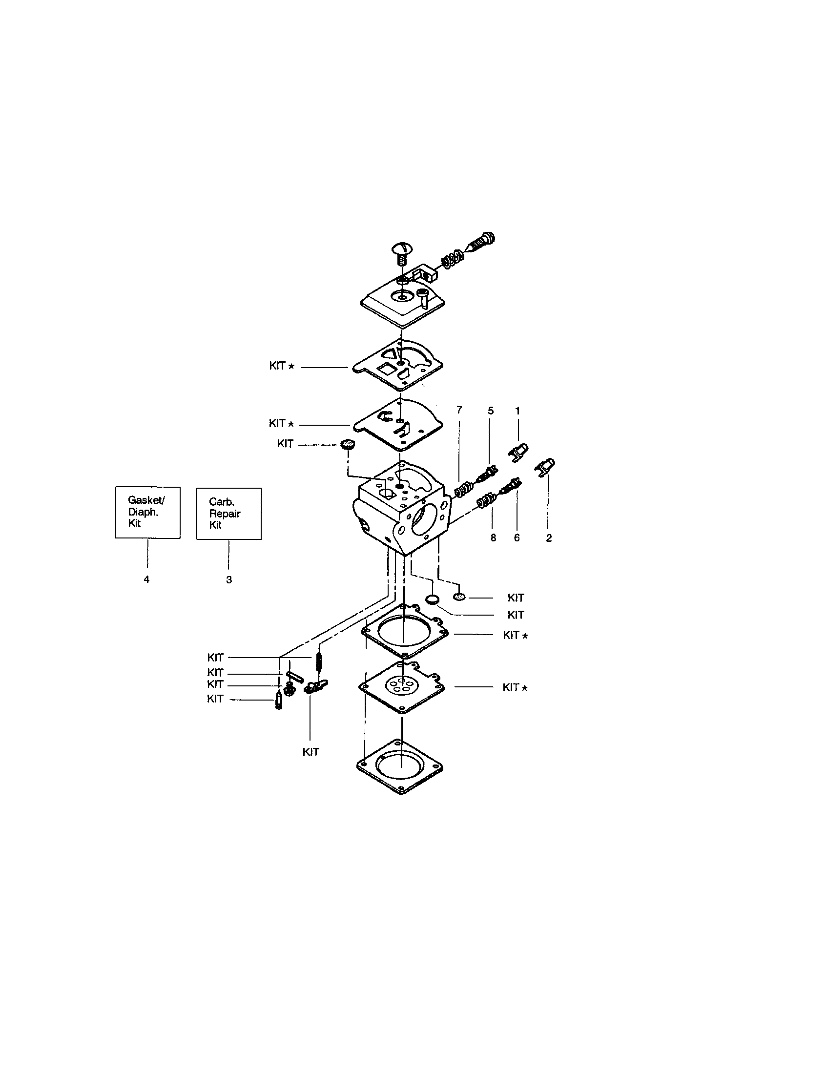 Craftsman 358351143 carburetor diagram