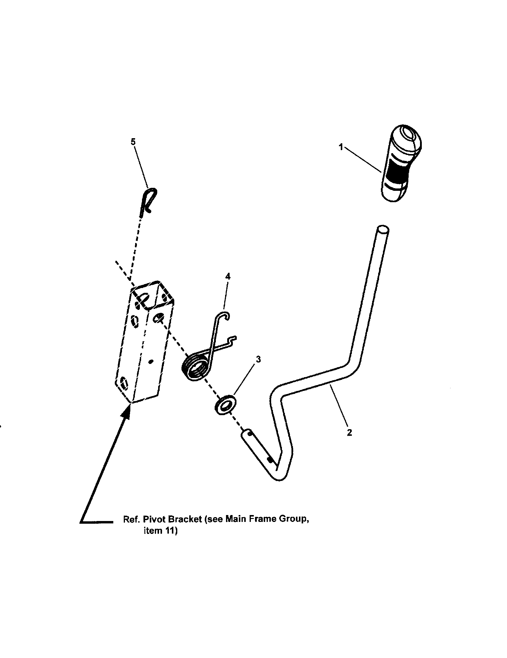 Snapper 7800315 housing suspension diagram