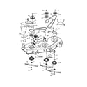 Snapper 7800343 52" deck blade drive diagram