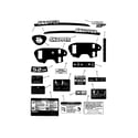 Snapper 7800343 decals diagram