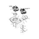 Snapper 130371210 engine & blade diagram