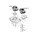 Snapper 7800230 (NSPV22675HW) engine & blade diagram