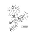 Snapper 10305 gearbox, shafts diagram