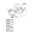 Snapper 10305 engines/pulley/idler diagram