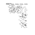 Snapper I6223 engine/pulley/idler/clutch system diagram