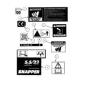 Snapper I6223 decals diagram