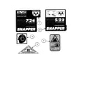 Snapper I6223 decals (continued) diagram