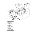 Snapper 11306 engines/pulley/idler diagram