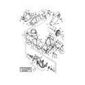 Snapper LE3190R (84363) auger housing/drive system/chassis diagram