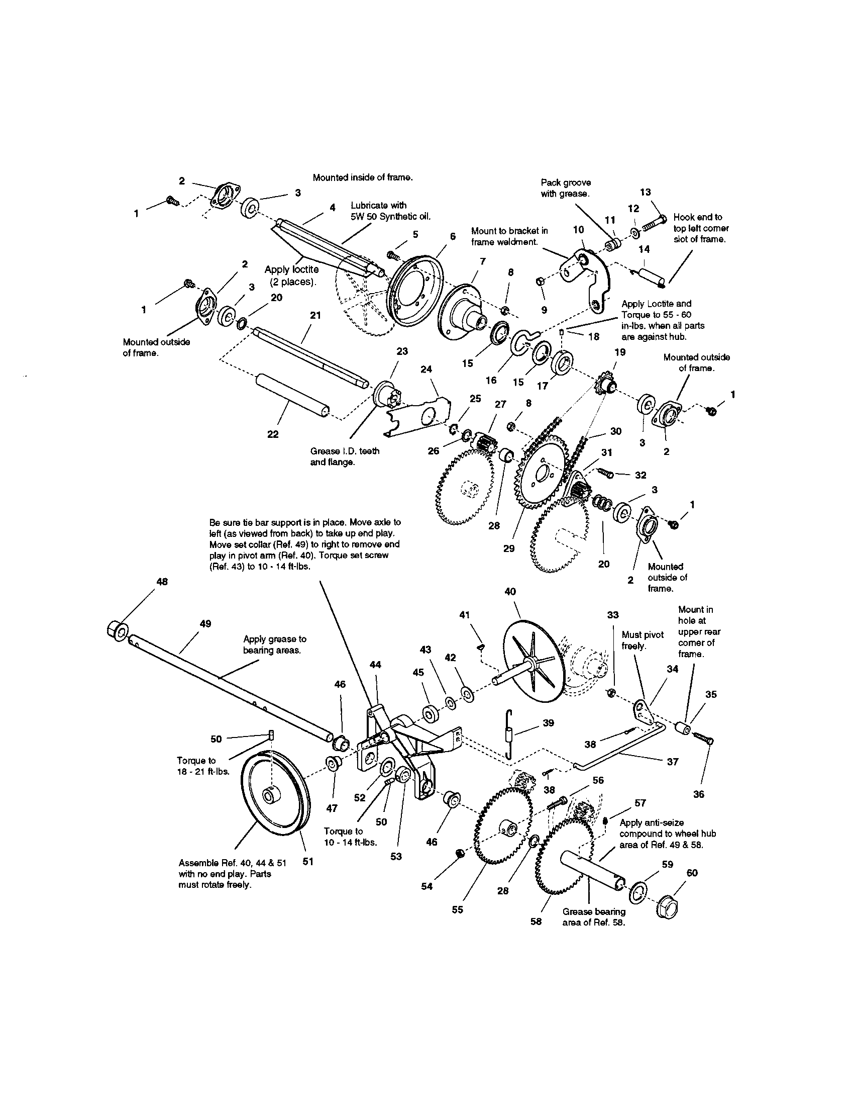 Snapper 1694591 traction drive diagram