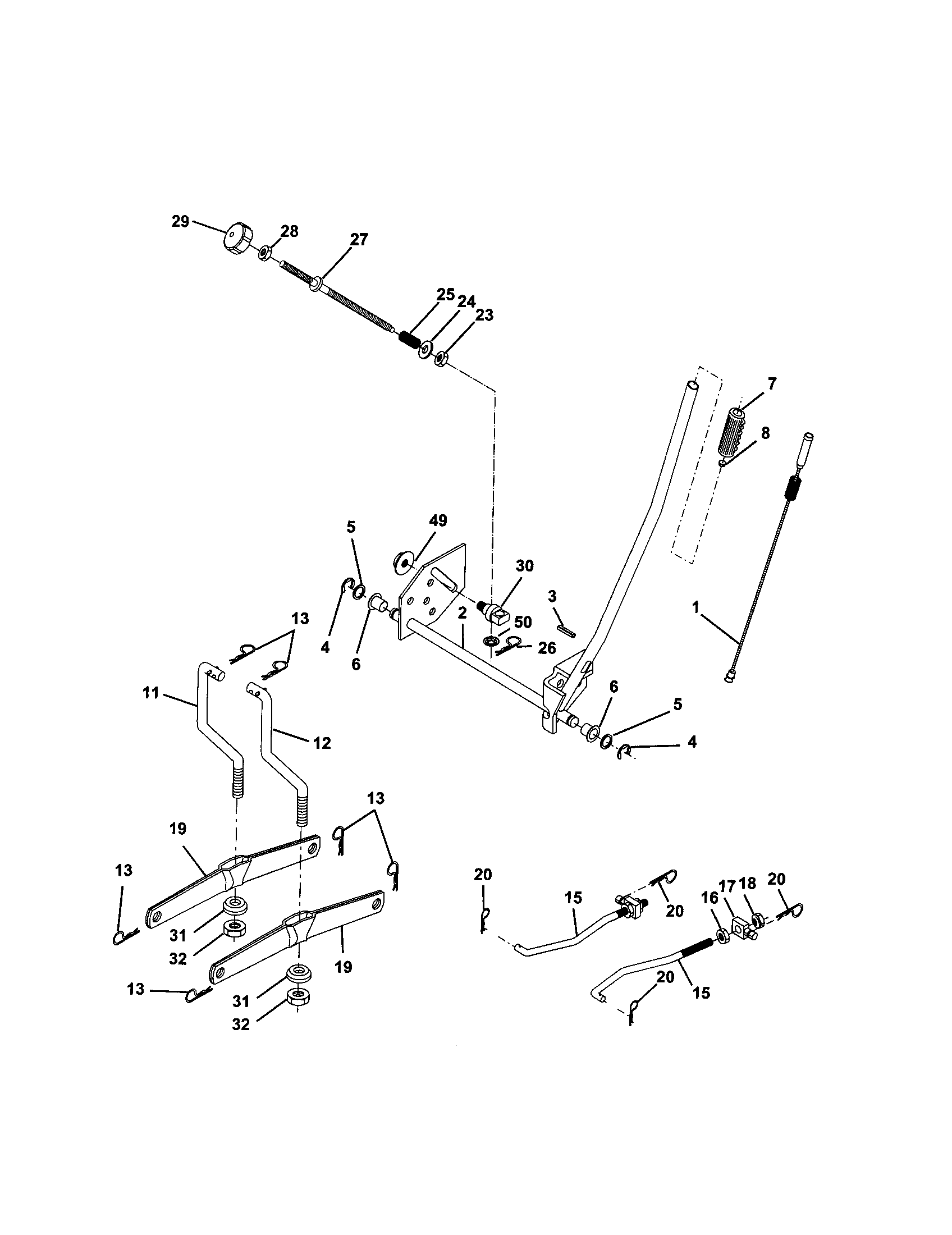 Craftsman 917270824 lift diagram