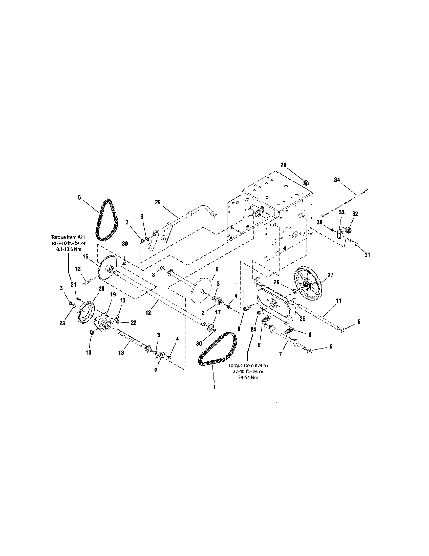 Snapper L1632EX (1695337) traction drive-standard diagram