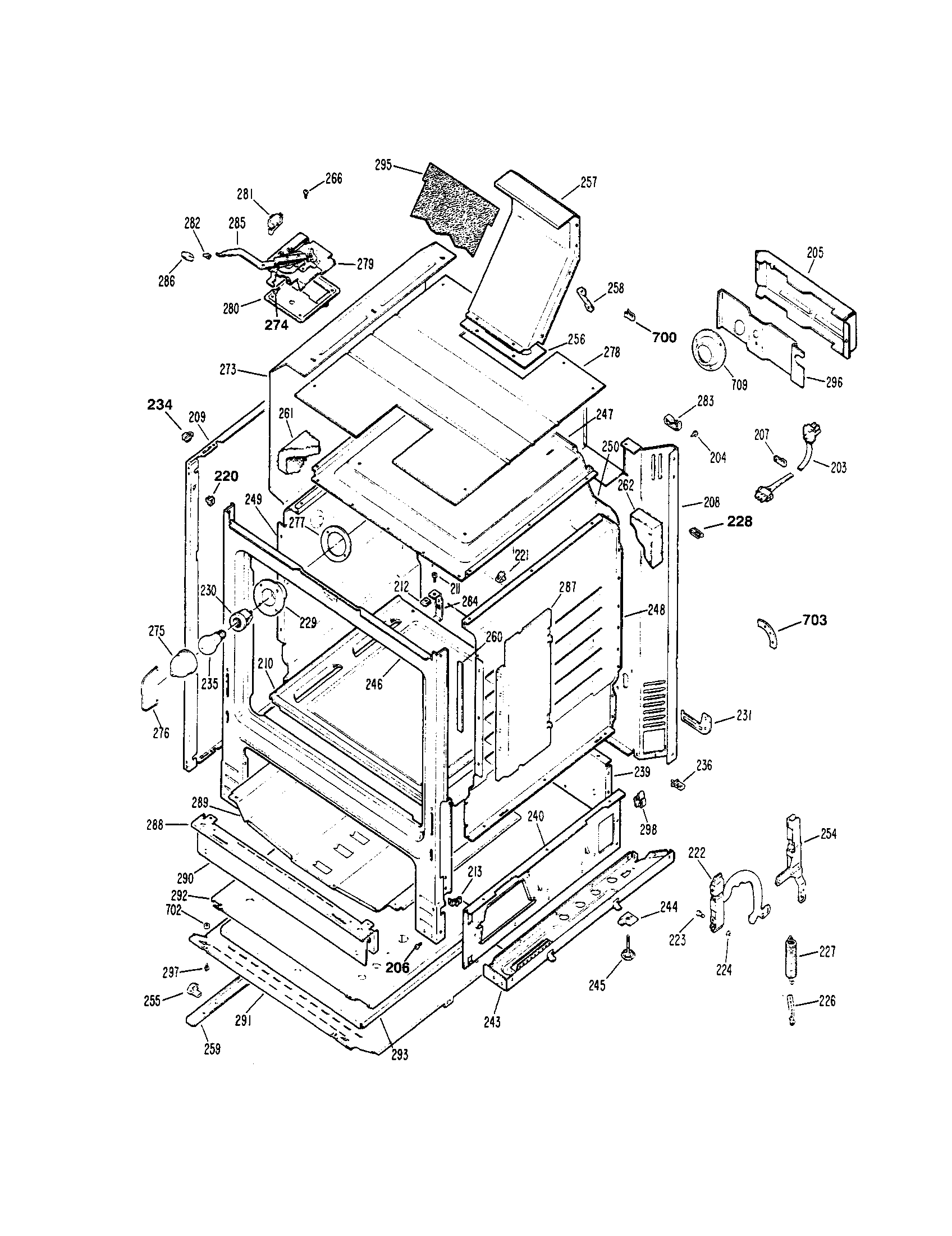 Kenmore 3627325890 body diagram