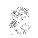 Kenmore 3627556191 door/drawer diagram