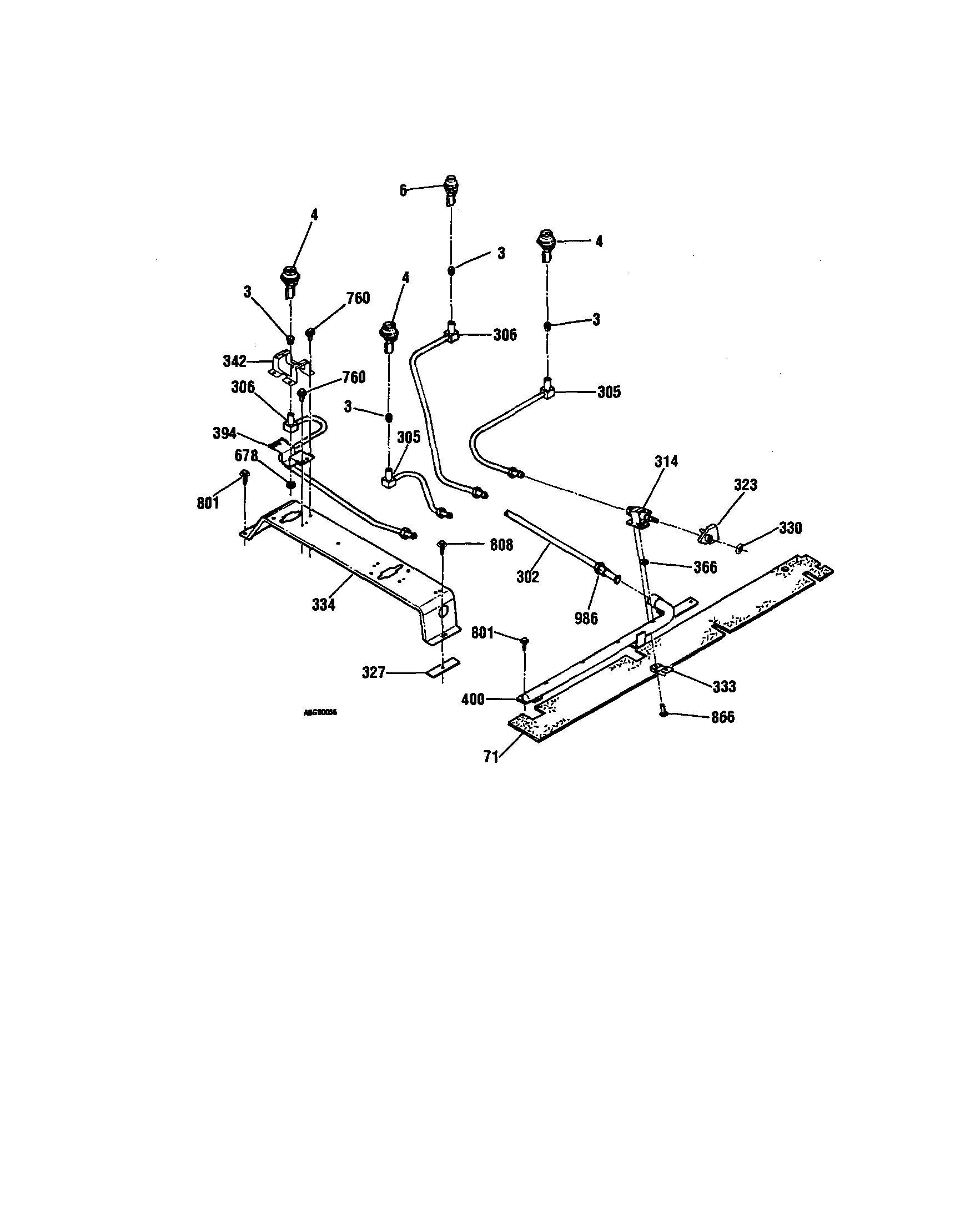 Kenmore 91136655793 top burner diagram