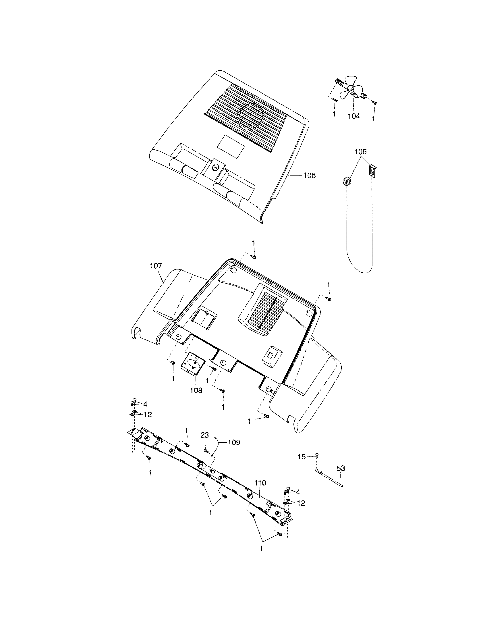 Proform 831248651 console diagram