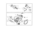 Husqvarna 36 clutch drum/chassis diagram
