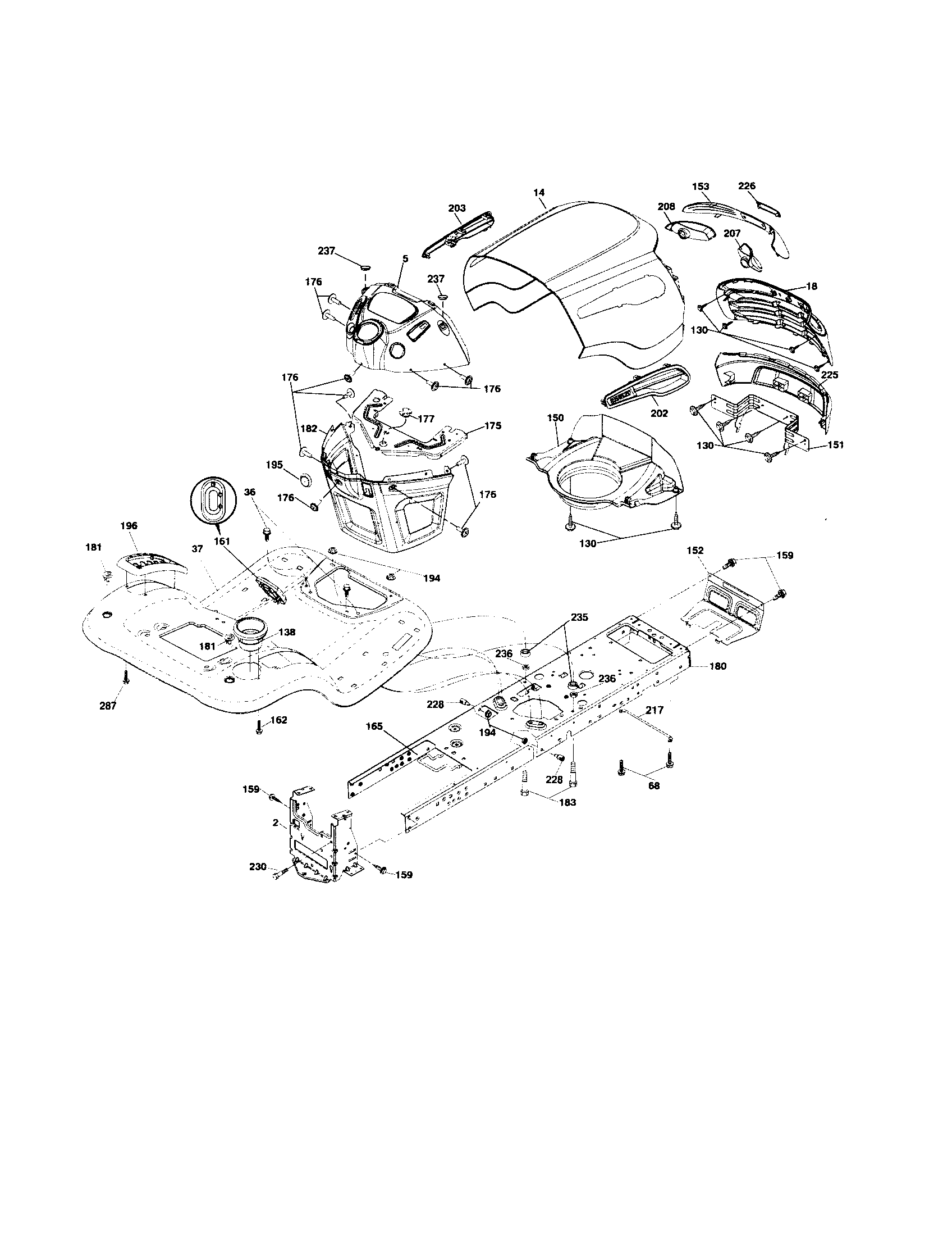Craftsman 917253241 chassis diagram