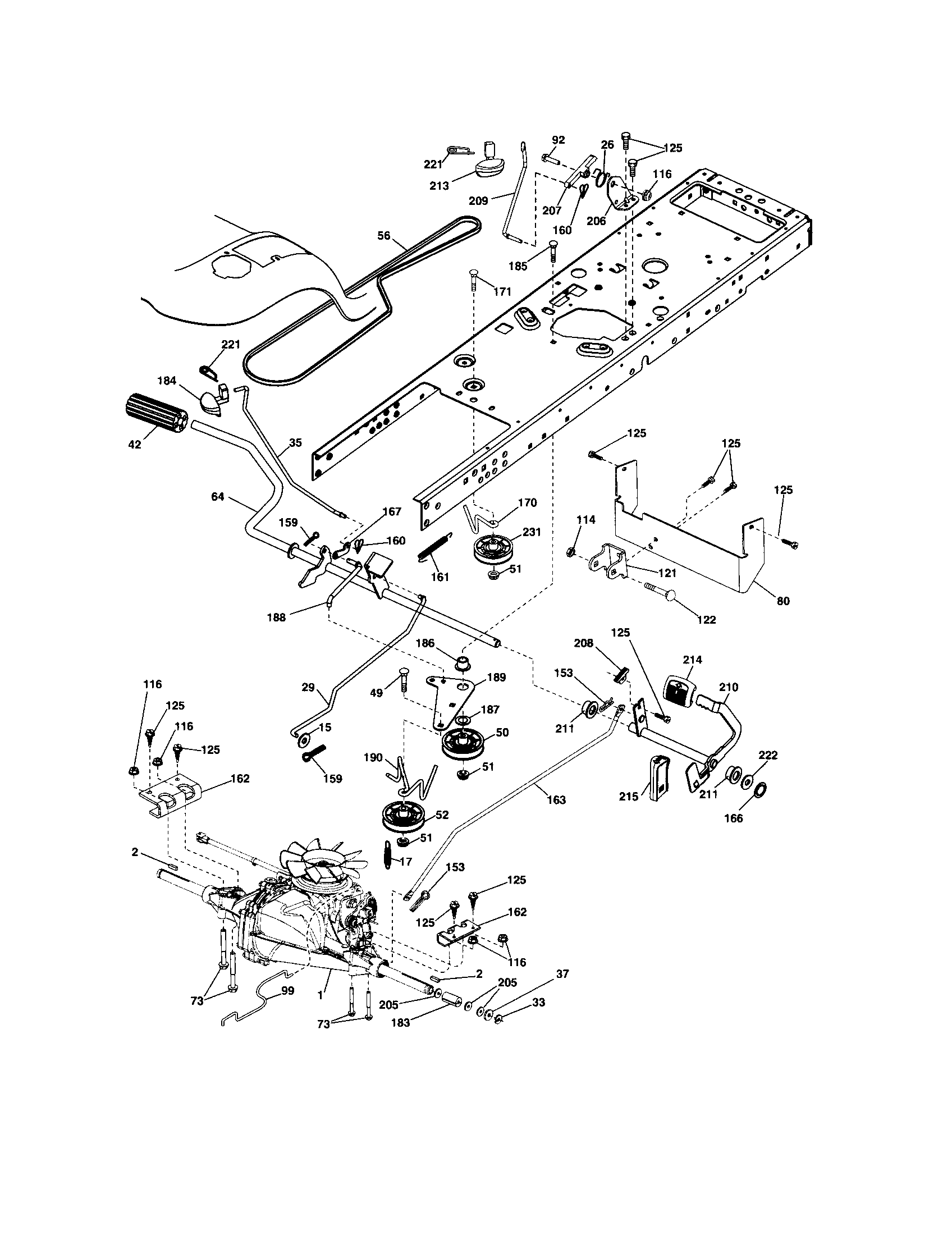 Craftsman 917253241 ground drive diagram