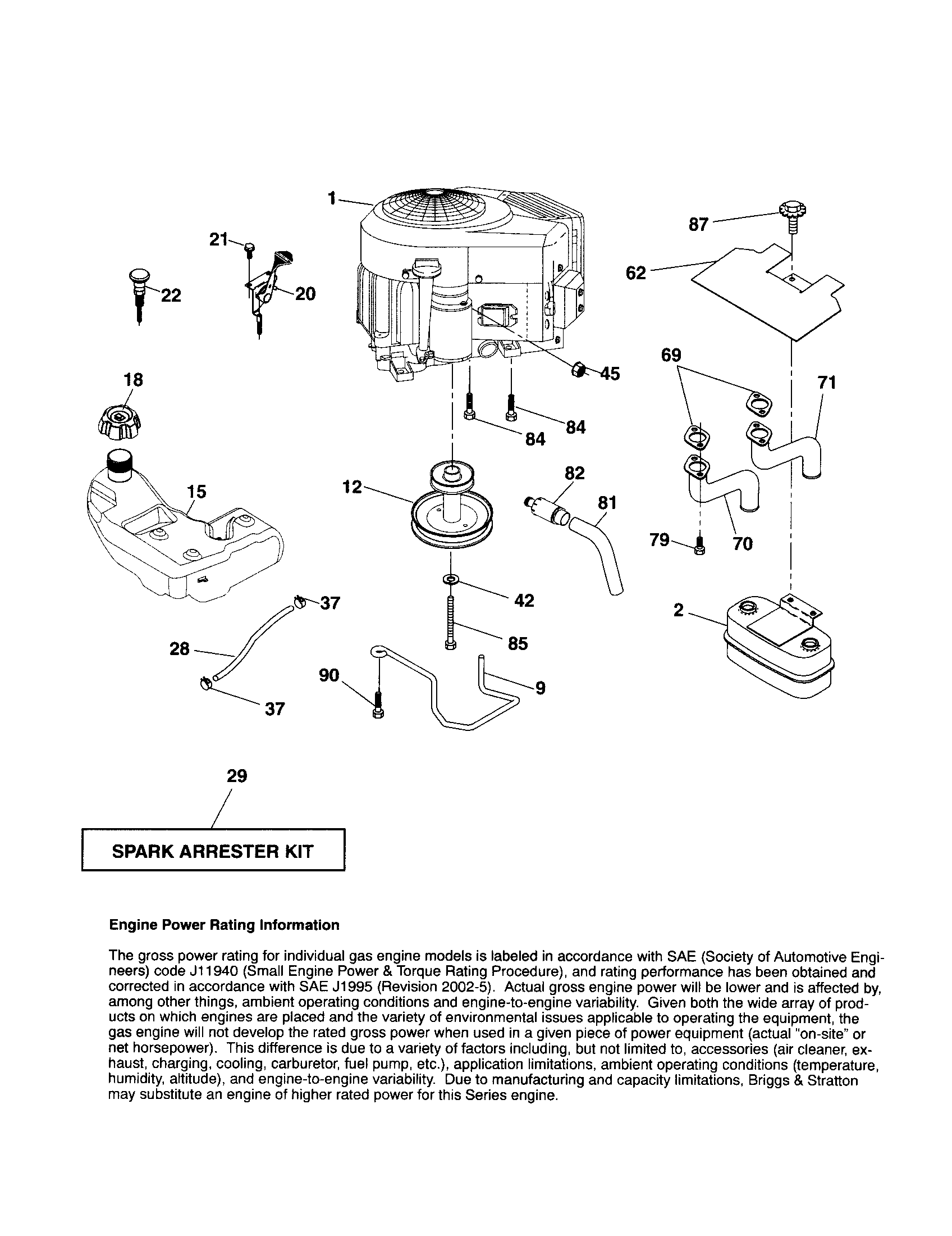 Craftsman 917253241 engine diagram