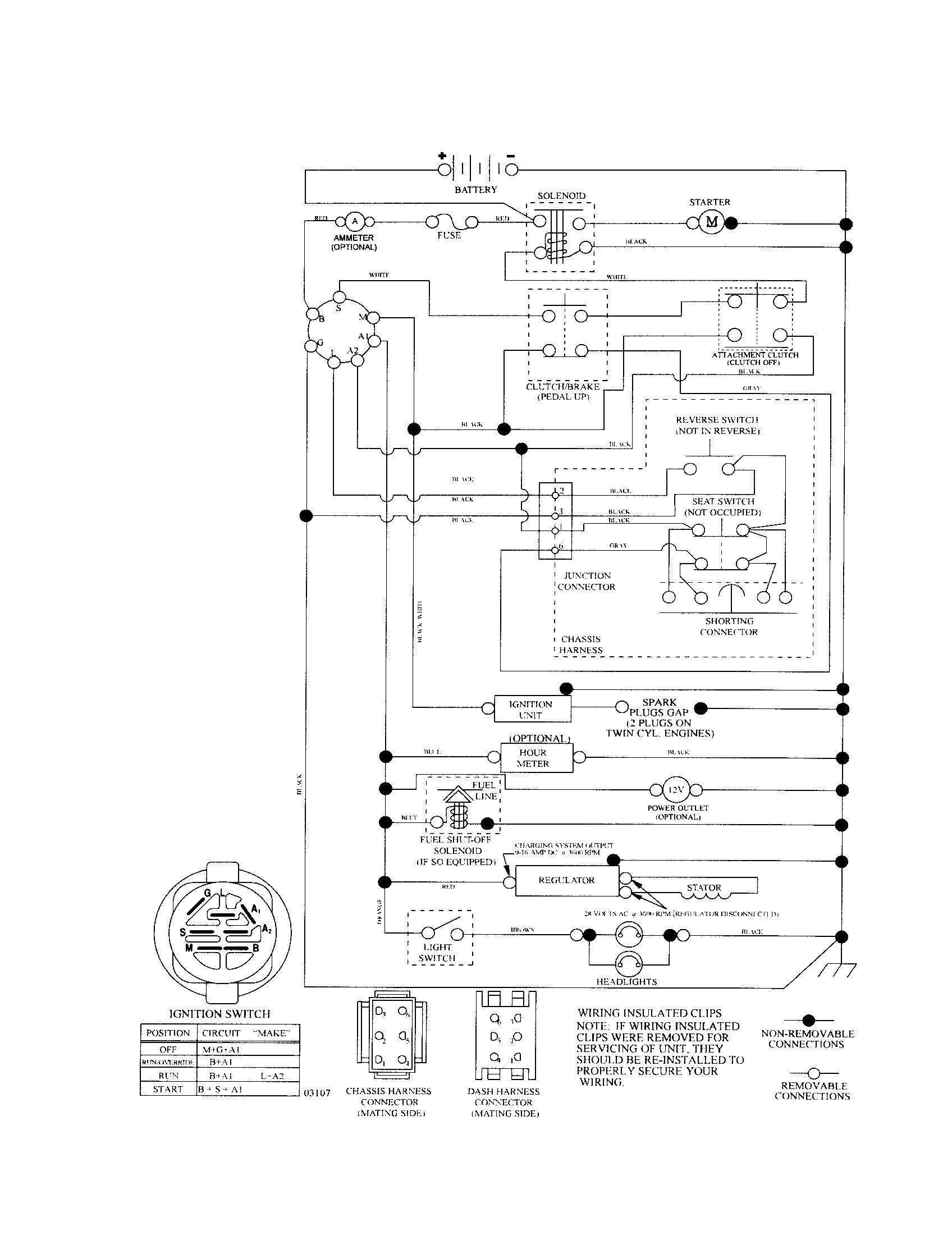 Craftsman 917253241 schematic diagram-tractor diagram