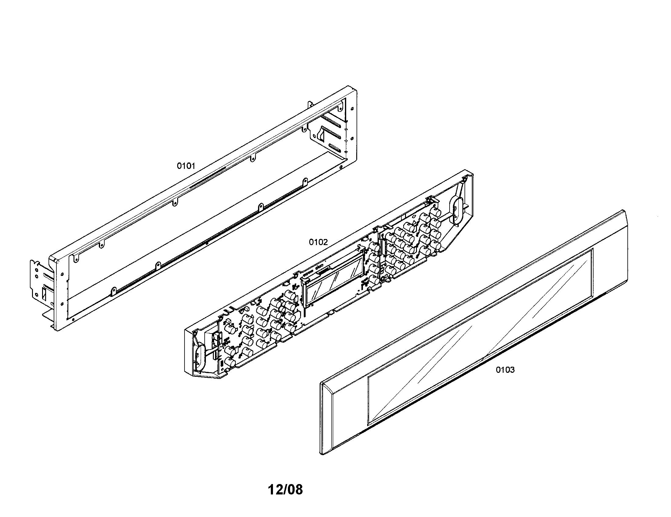 Thermador MEMCW271ES-01 control panel diagram