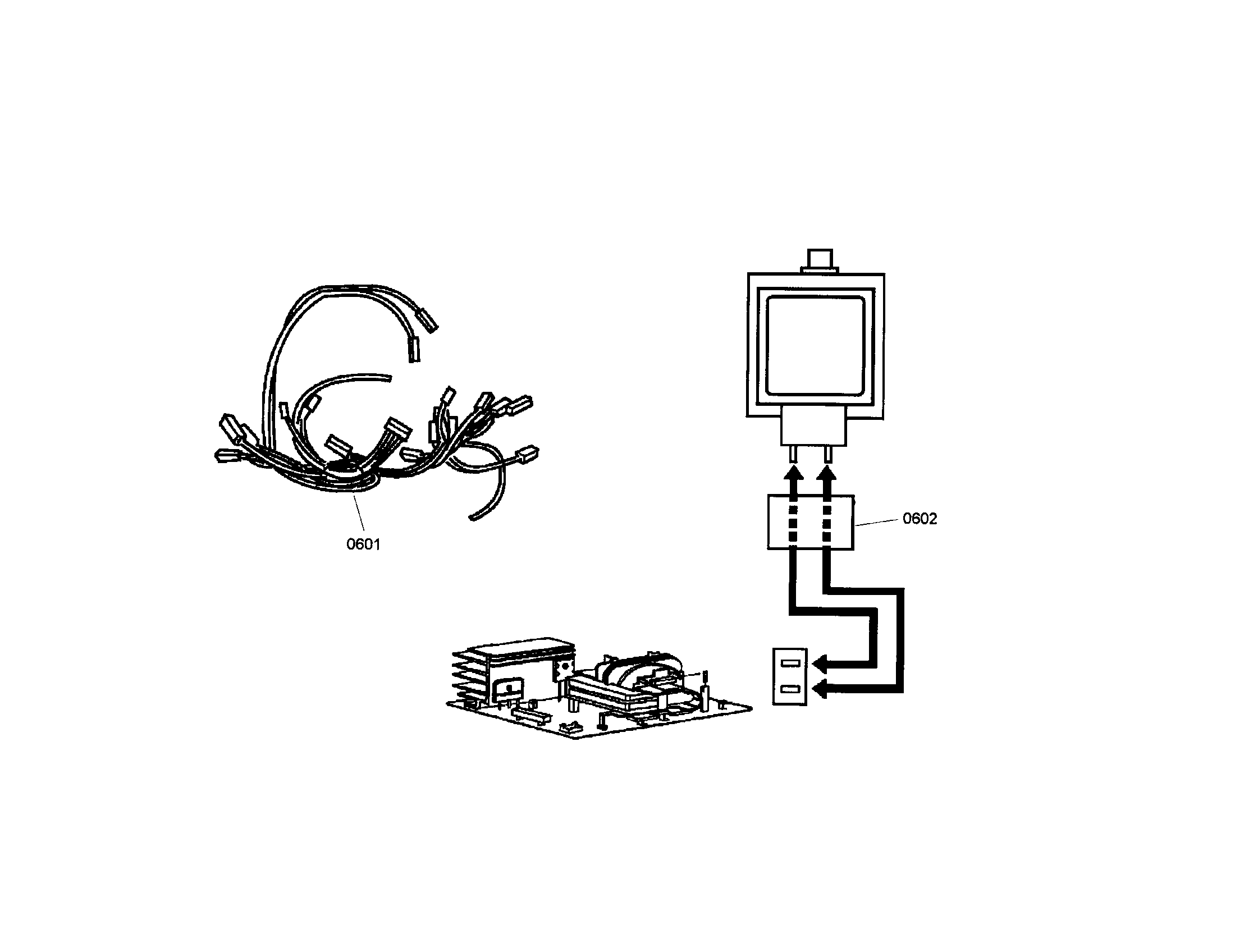 Thermador MEMCW271ES-01 wiring harness diagram