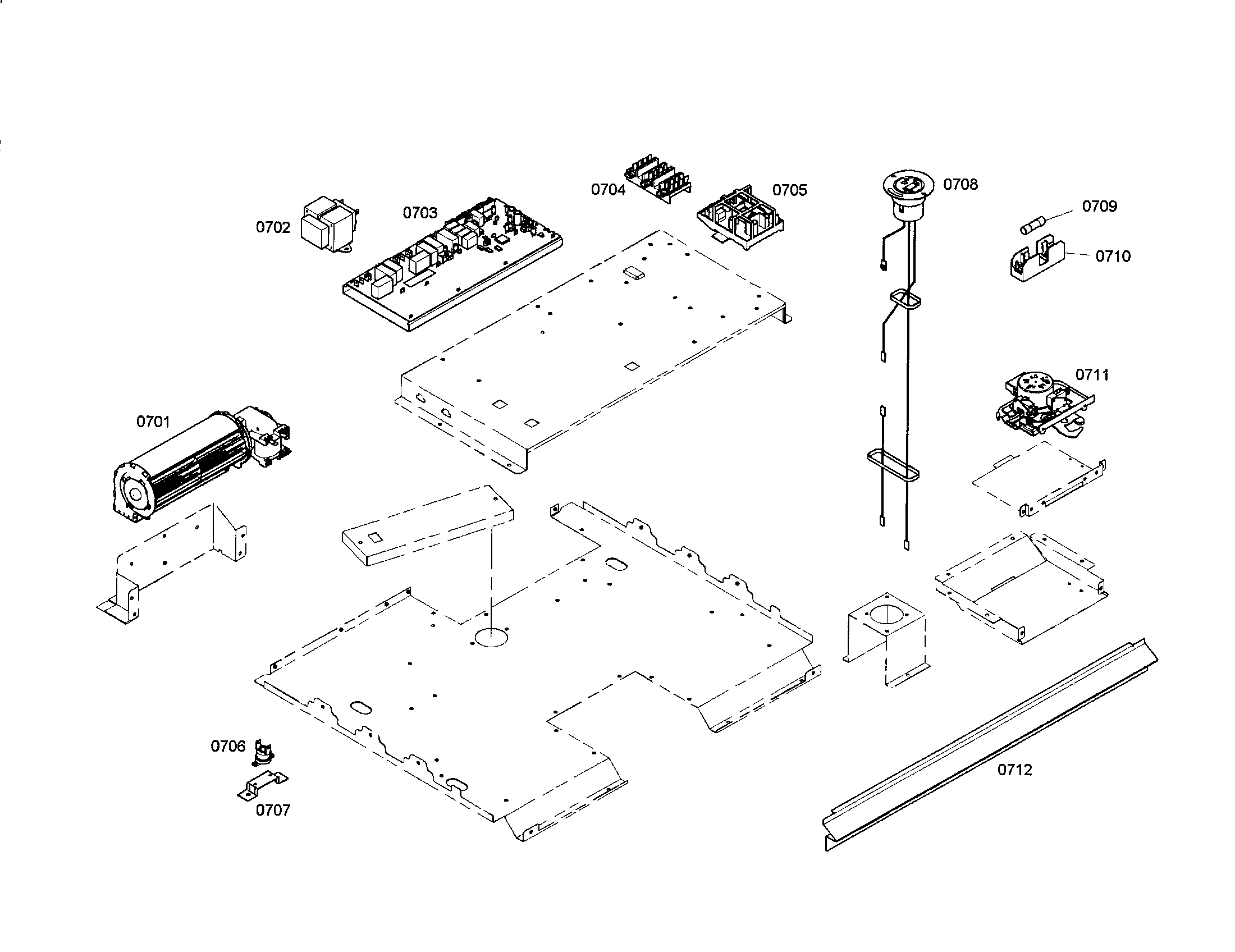Thermador MEMCW271ES-01 control module diagram
