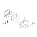 Thermador PODM301-01 oven door diagram