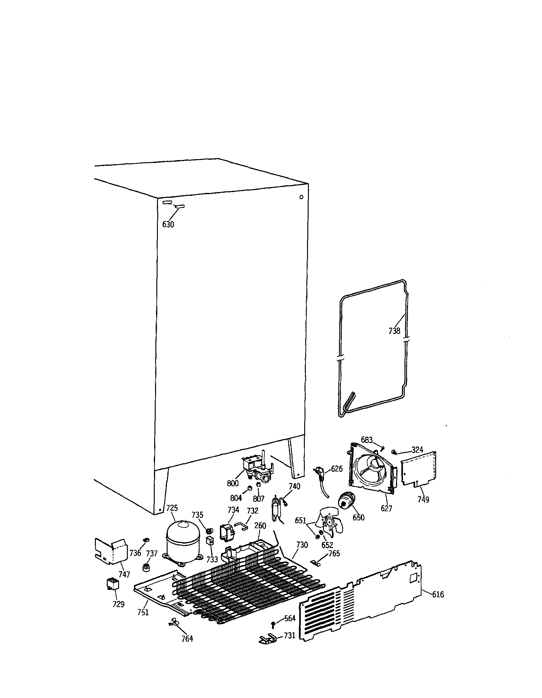 Kenmore 3639557754 unit diagram