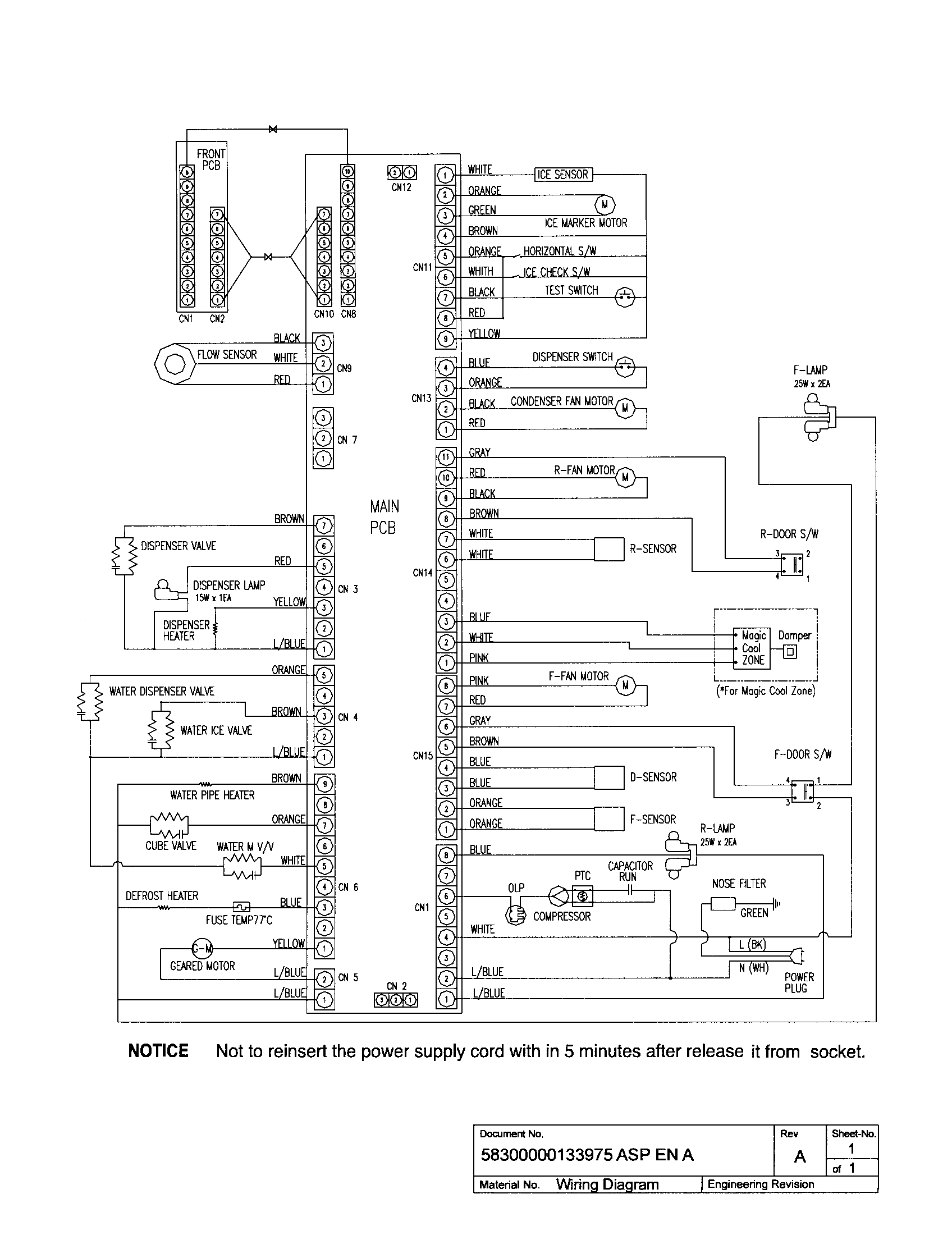 Bosch B20CS51SNB/01 wiring diagram diagram
