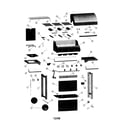 Kenmore 640-641215405 gas grill diagram
