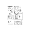Craftsman 536881400 muffler/fuel tank/rewind starter diagram