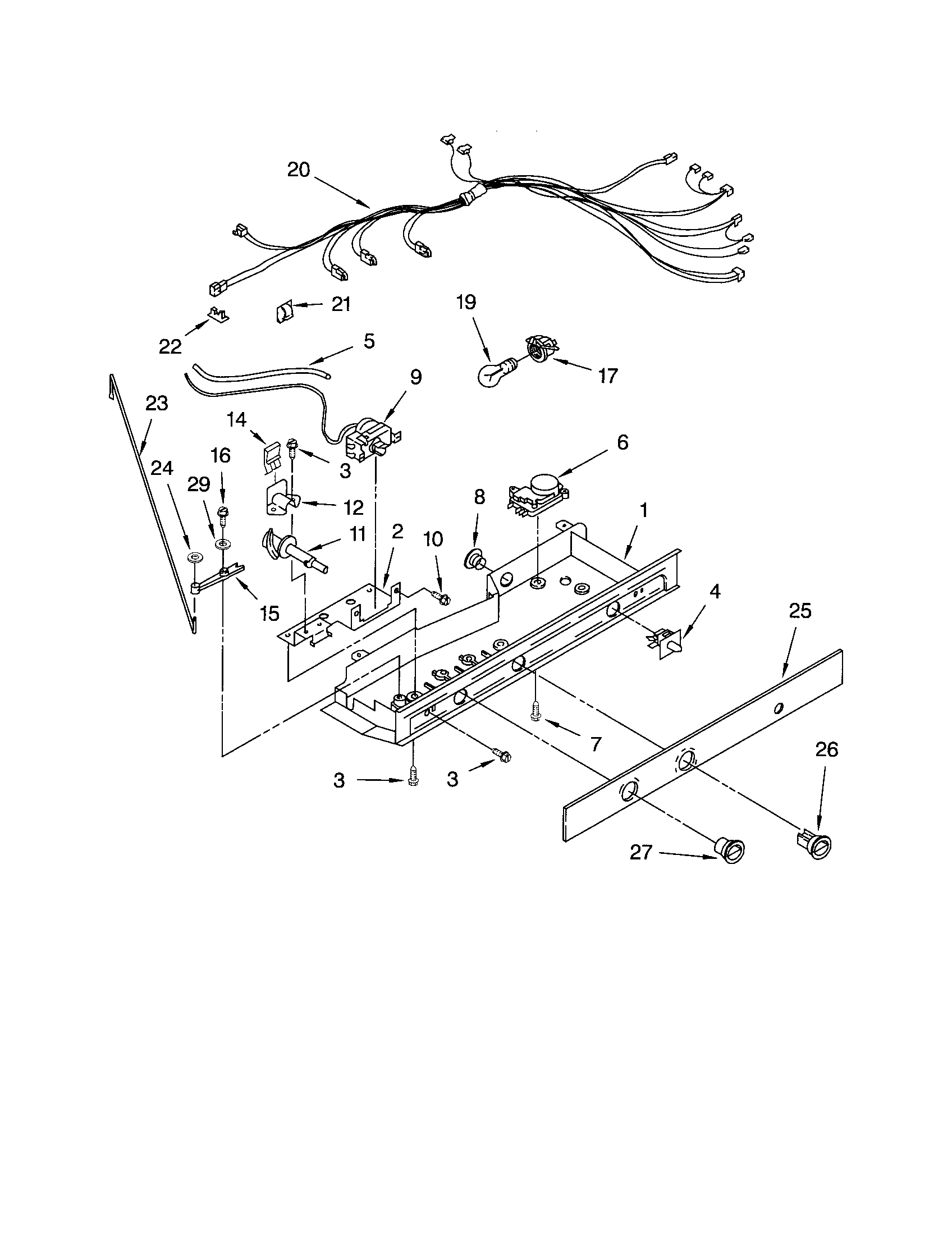 Whirlpool ED0GTQXKQ01 control diagram
