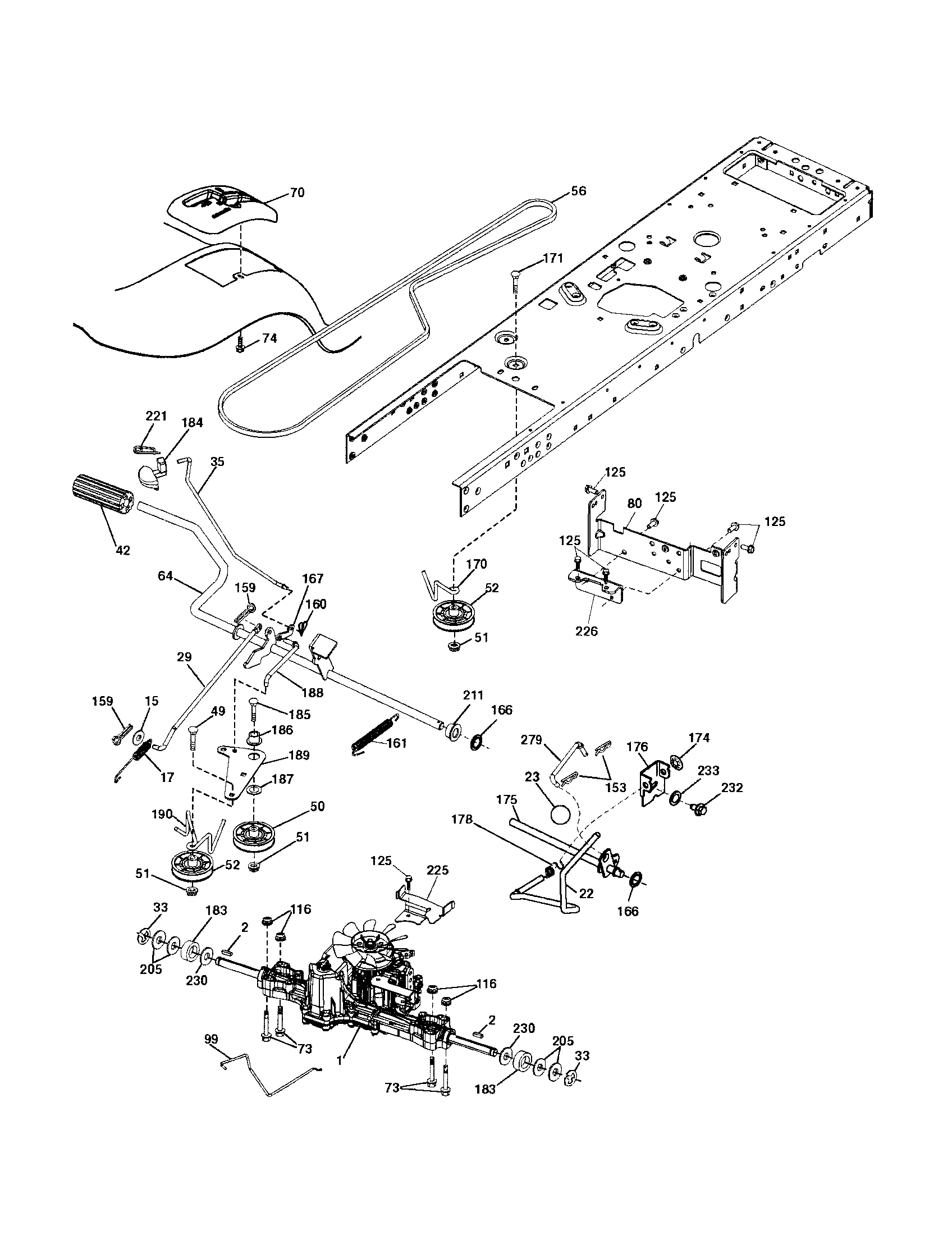 Craftsman 917253110 ground drive diagram