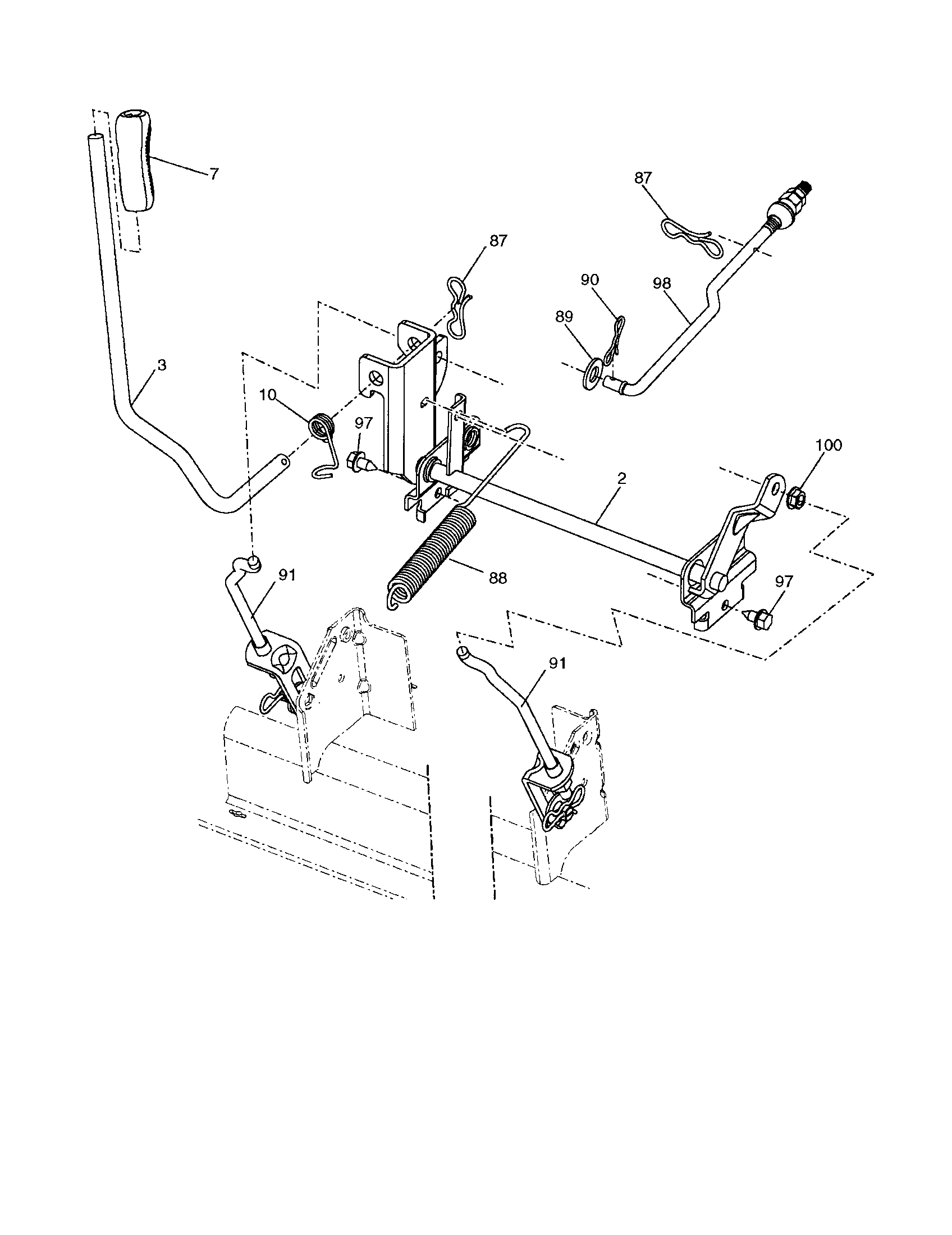 Craftsman 917253110 lift diagram