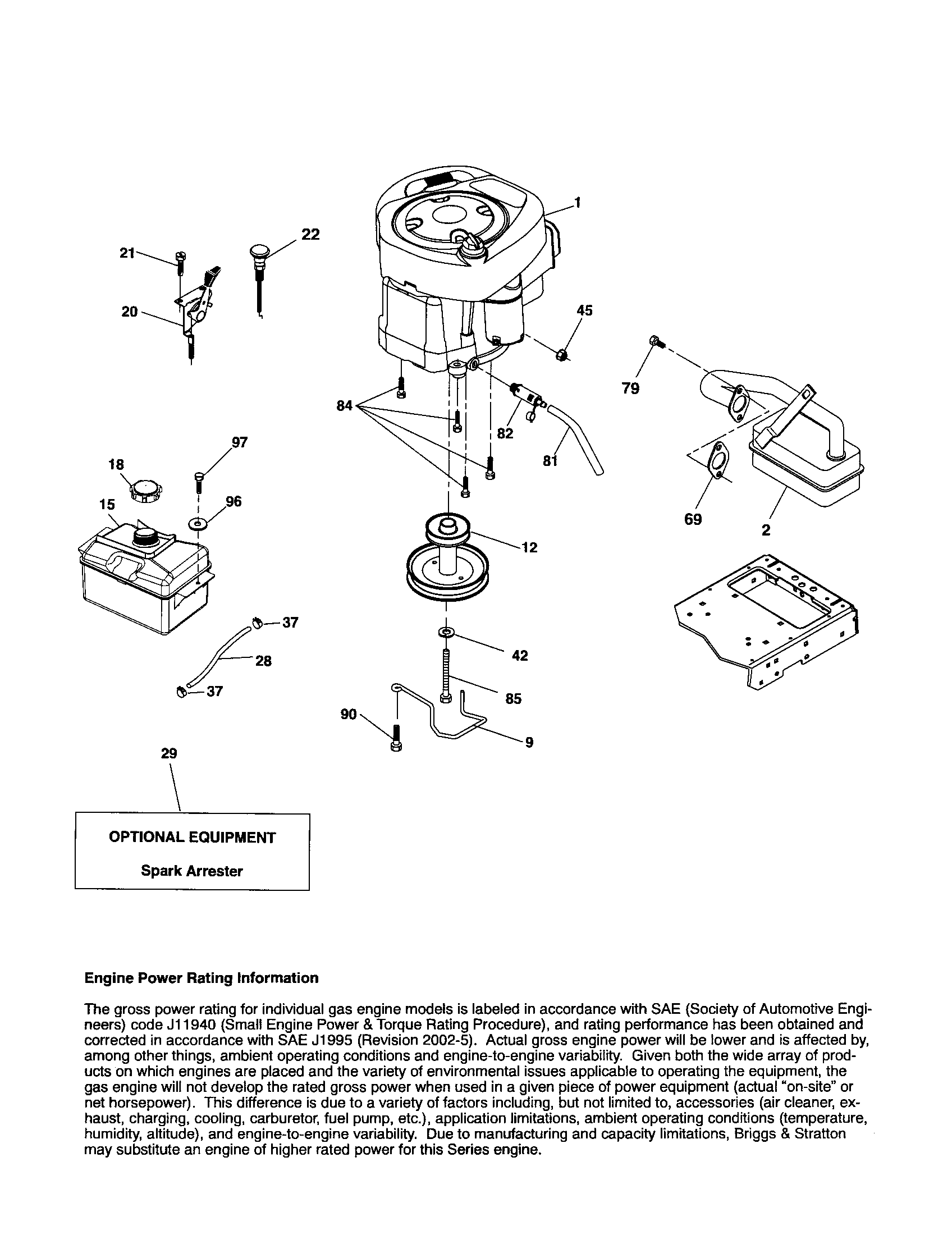 Craftsman 917253220 engine diagram