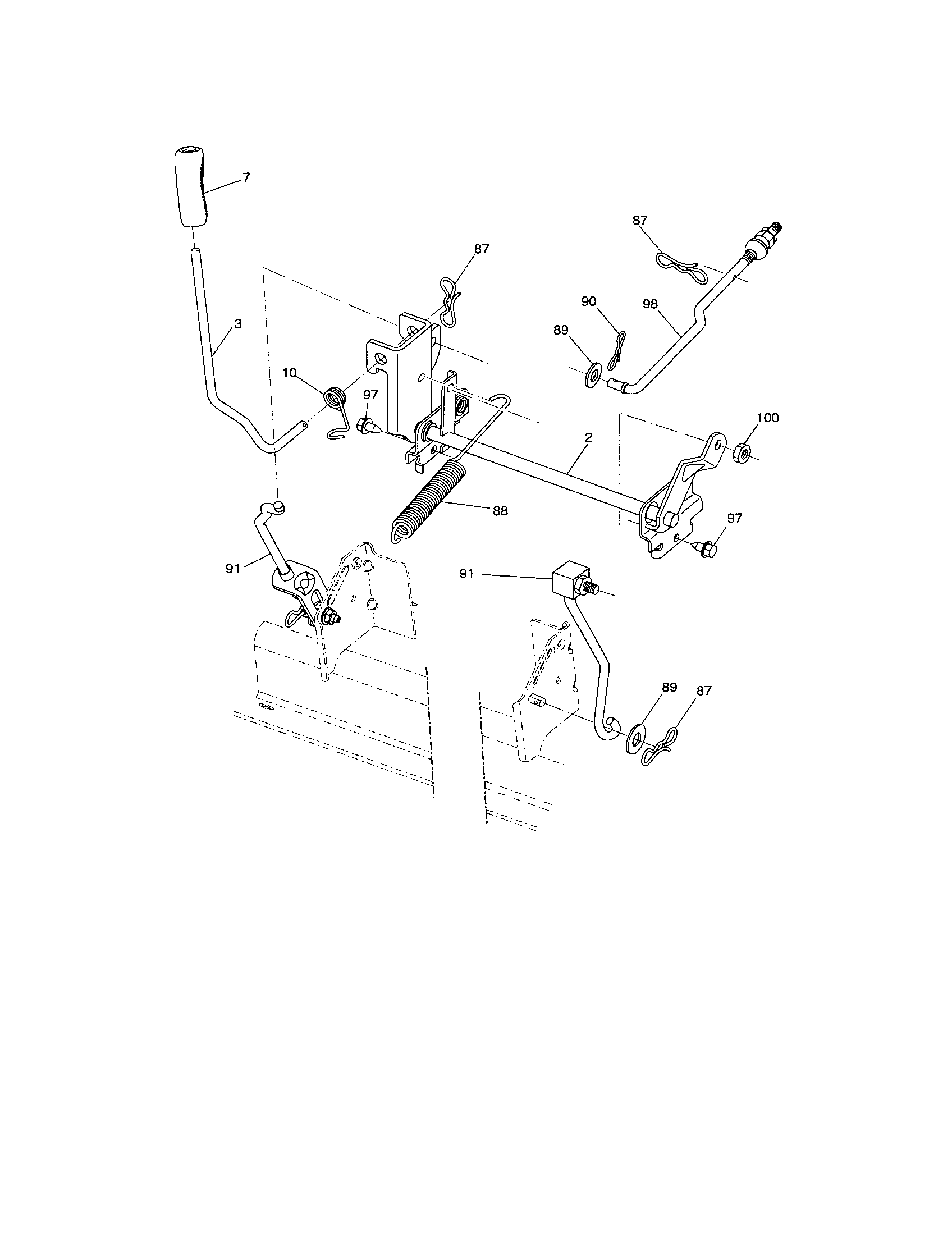 Craftsman 917253220 lift diagram