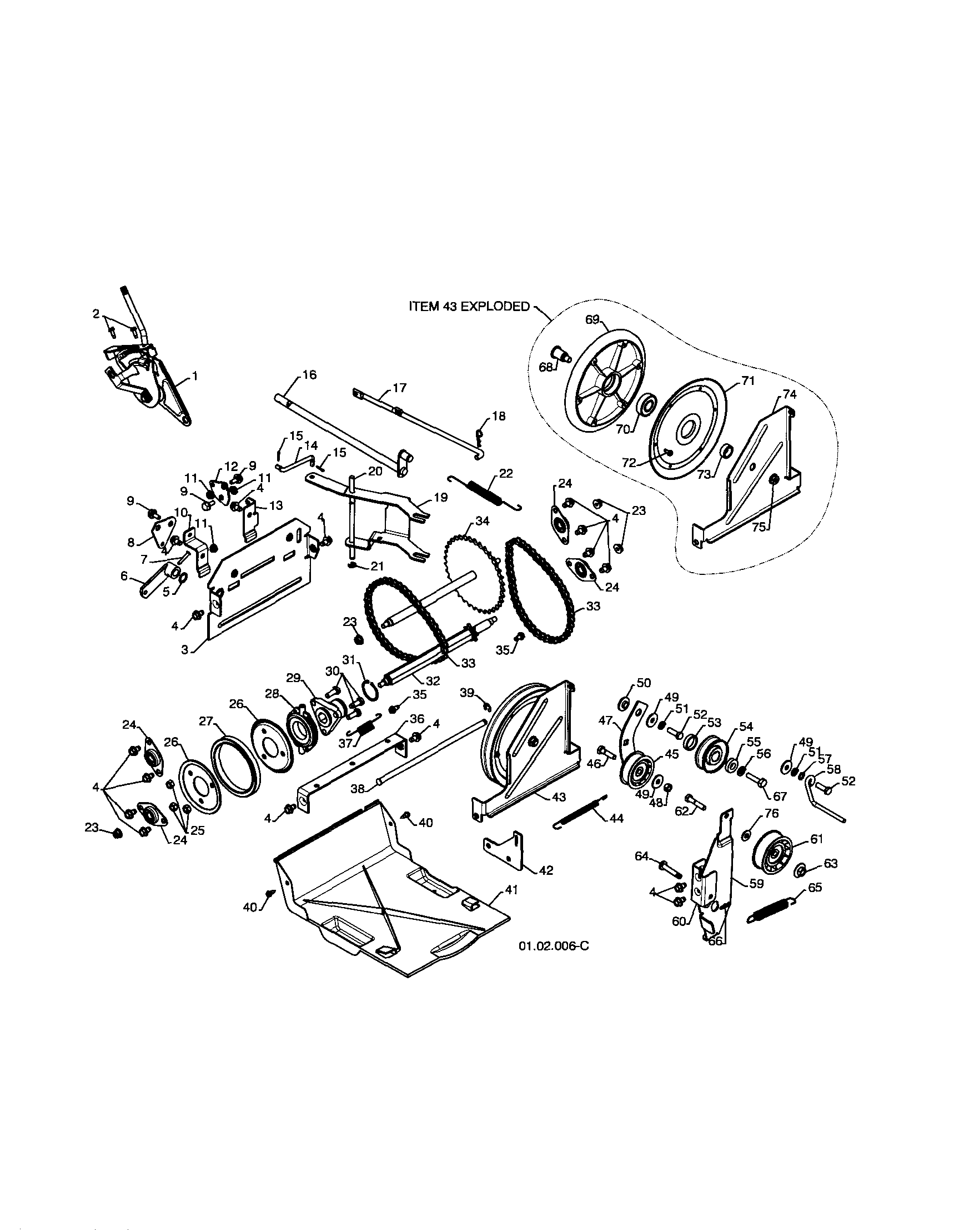 Craftsman 917881063 drive diagram