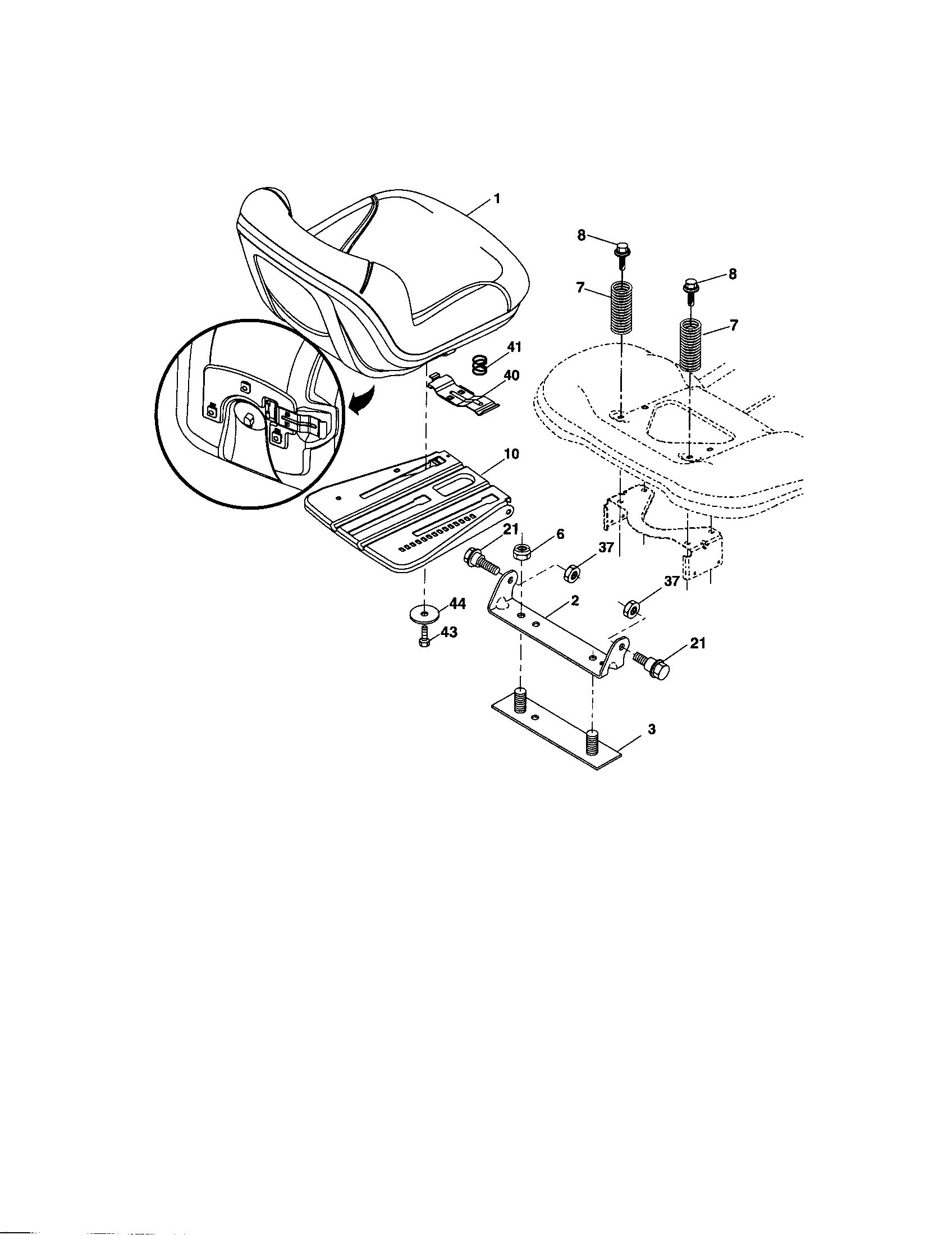 Craftsman 917287241 seat diagram