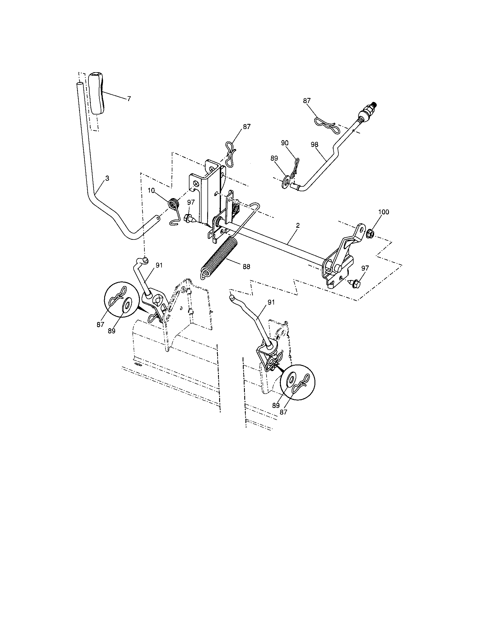 Craftsman 917288112 lift diagram